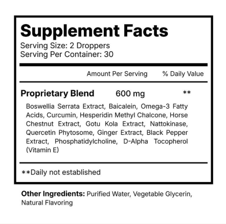 Lymph Tonic Supplement Facts